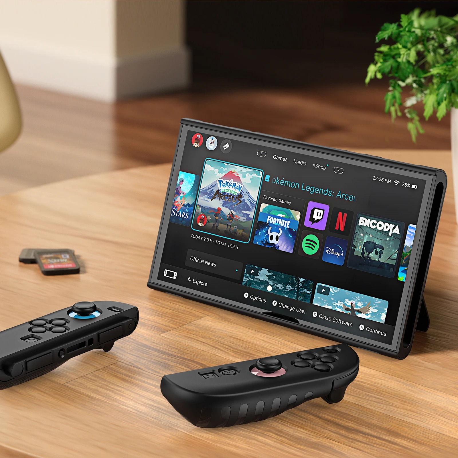 Gaming Console Latest - TPU+PC Schutzhülle Anti-Rutsch-Handschale für Handheld-Spielkonsole Vollständiger