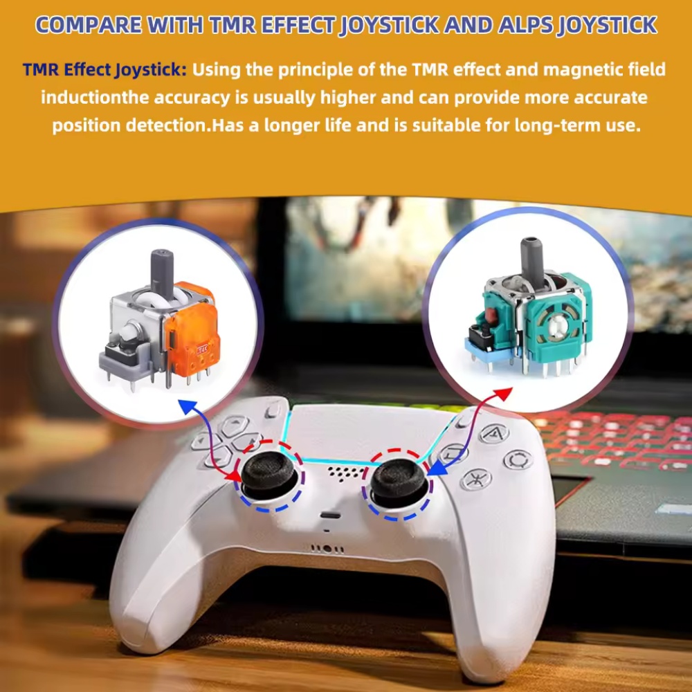 2-10Pcs Ersatz TMR Effekt Joys – Gaming Console Tv Bewertung und Preis