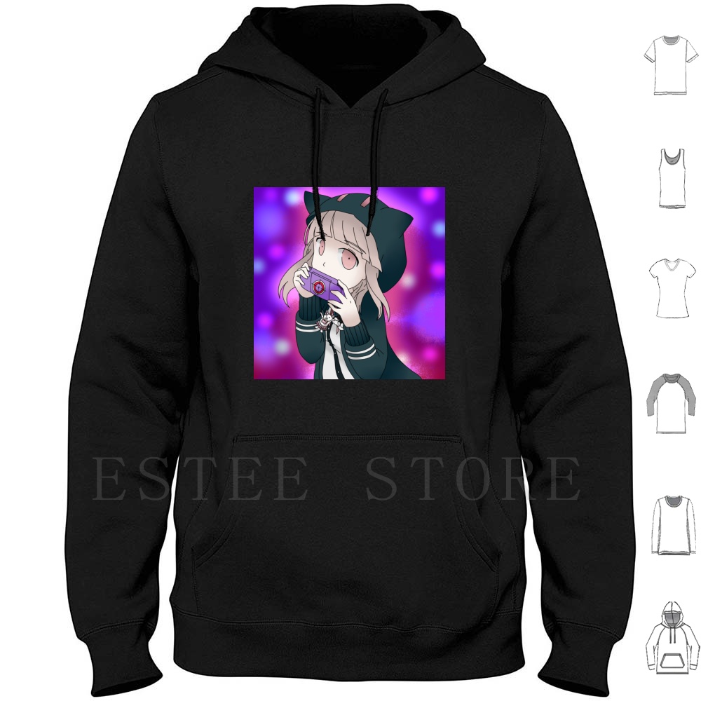 Chiaki Nanami Hoodies Langarm  – Gaming Console Keychain Bewertung und Preis