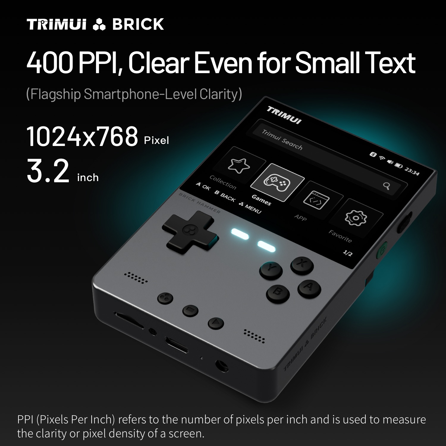TRIMUI BRICK HAMMER Retro Hand – Gaming Console For Phone Bewertung und Preis